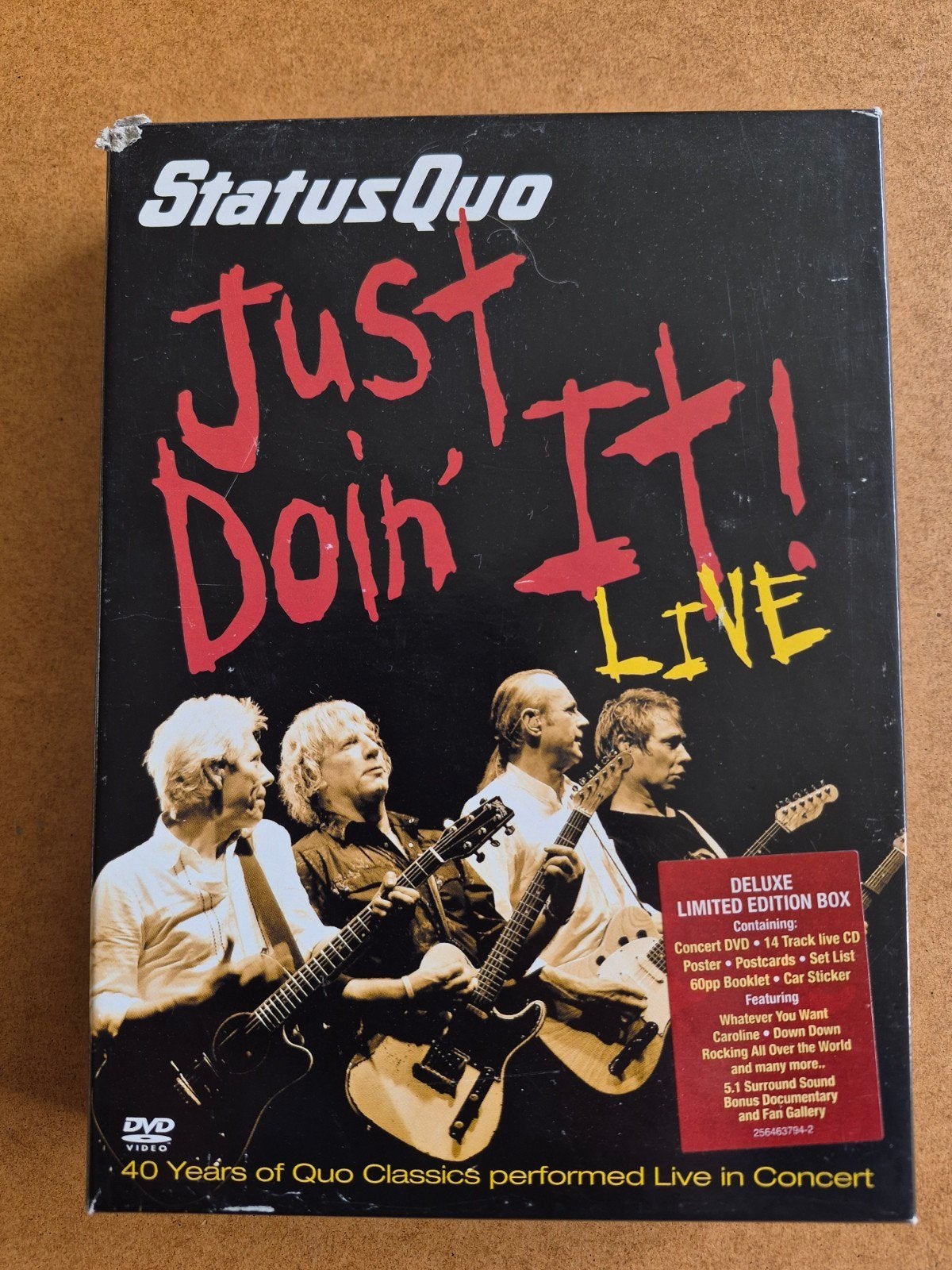 Status Quo Just Doin' It Deluxe Edition Cd+Dvd., Ophalen of Verzenden, Gebruikt, Poprock