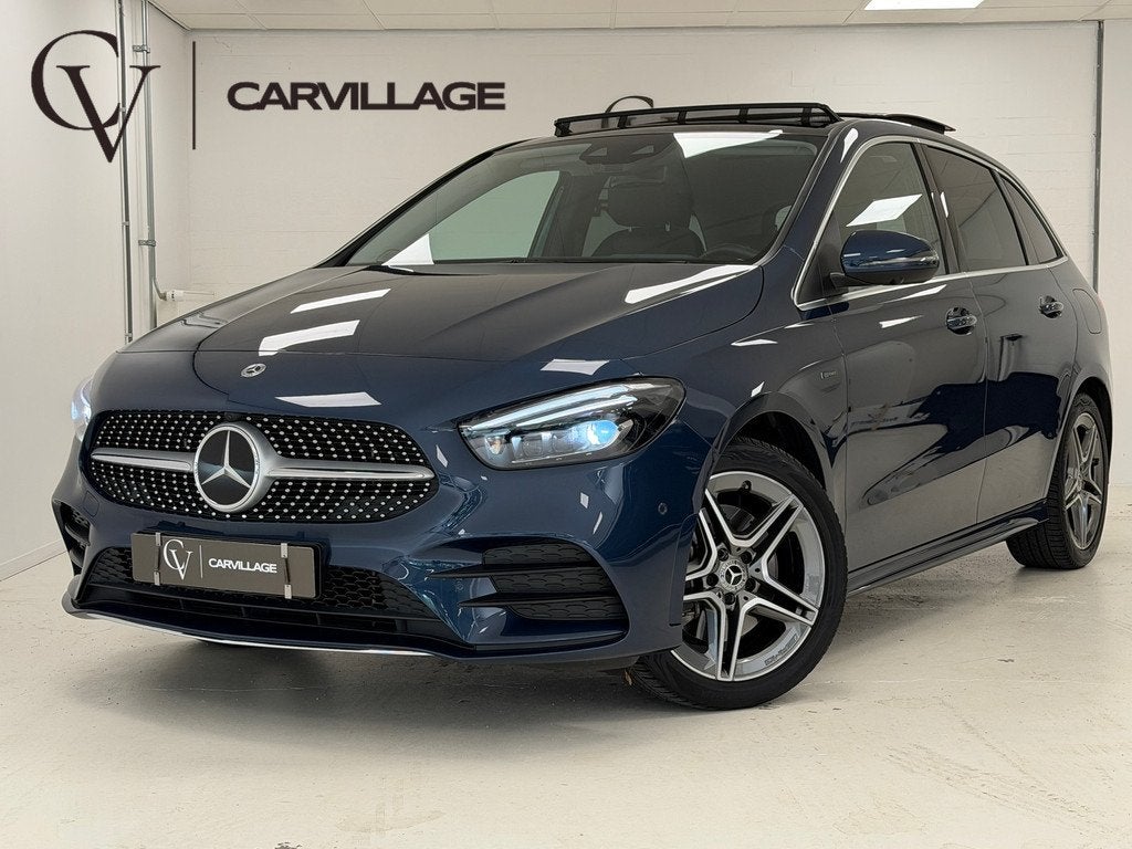 Mercedes-Benz B-Klasse 250 e AMG Premium Plus | Trekhaak | B, Auto's, Mercedes-Benz, Gebruikt, 4 cilinders, Blauw, Automatische klimaatregeling