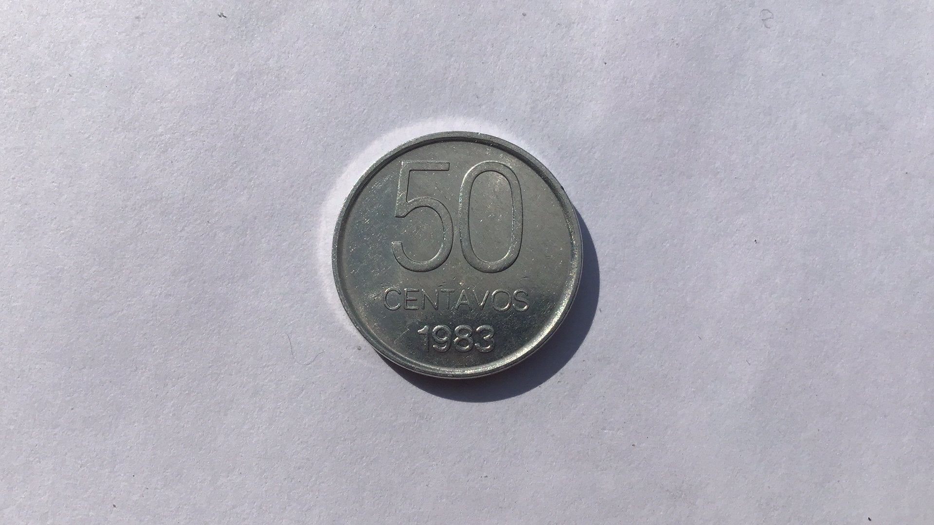 Argentinie 50 centavos 1983., Ophalen of Verzenden, Noord-Amerika