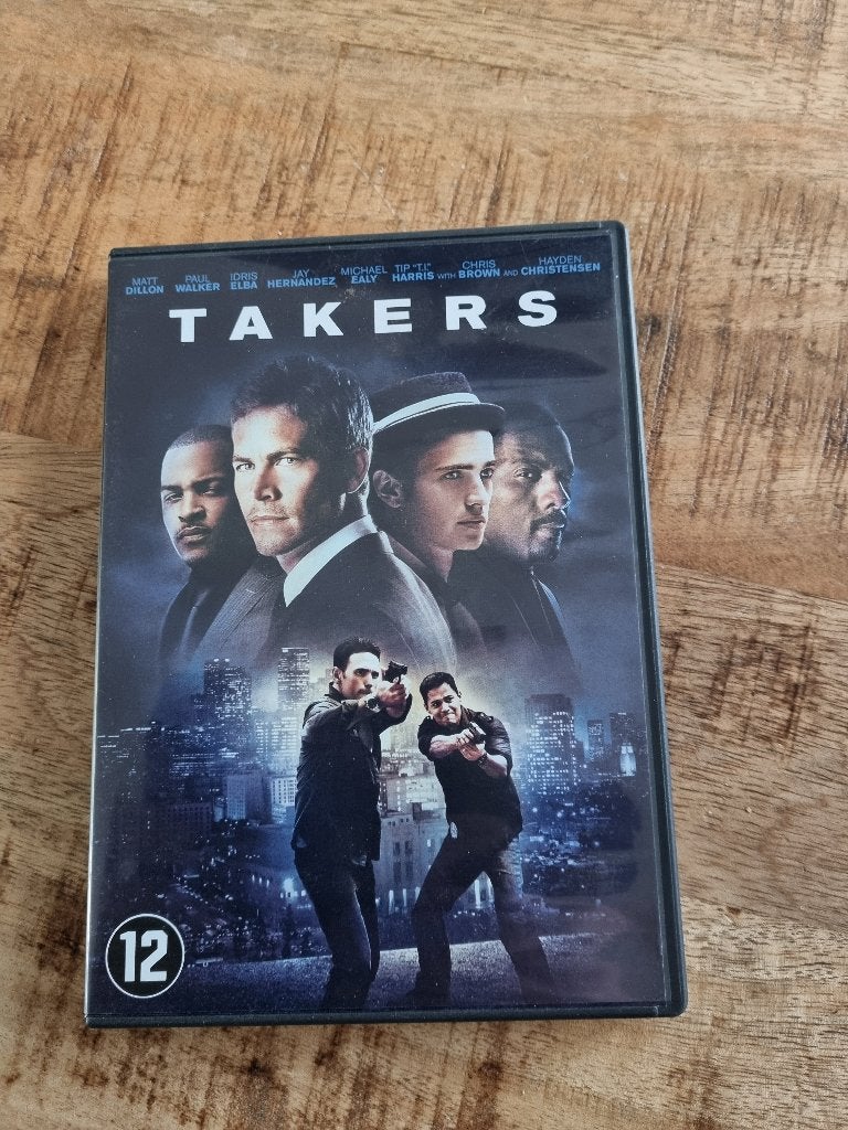 DVD Takers - Matt Dillon - Paul Walker - Idris Elba - Actie, Engels, Nederlands, Actie, Ophalen of Verzenden