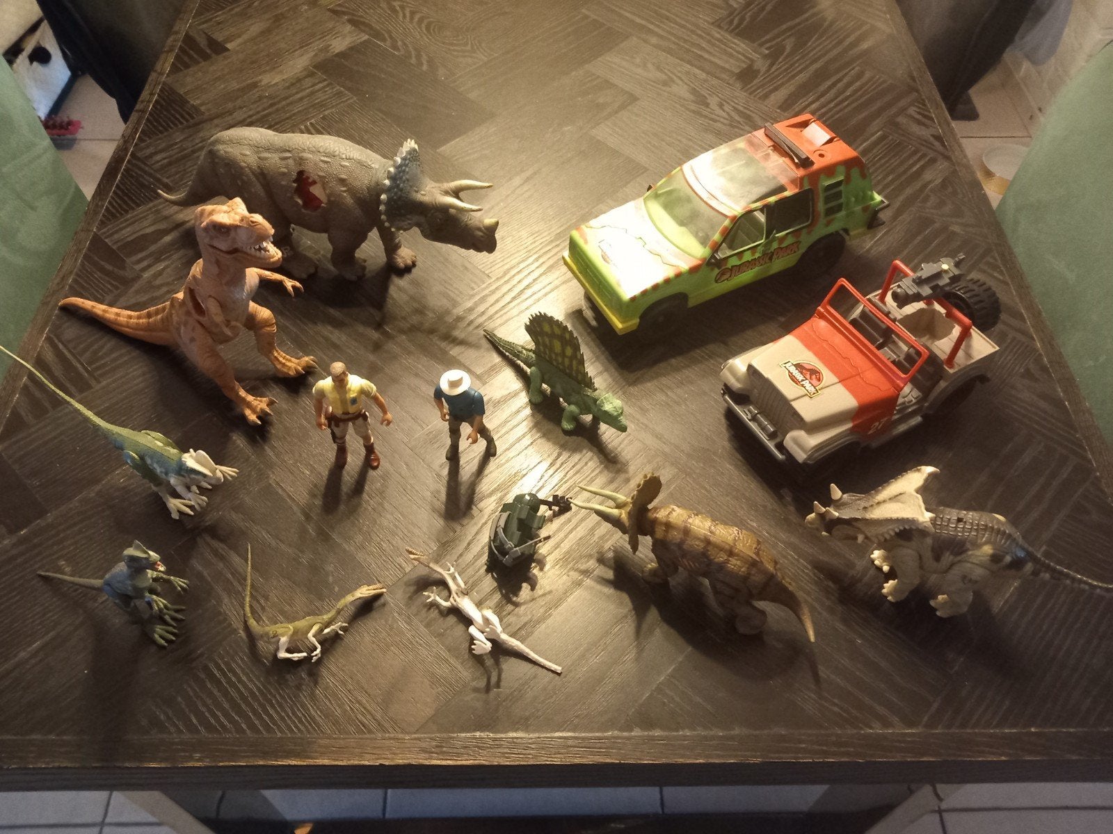 Jurassic Park Speelgoed Set - Dinosaurus en Voertuigen, Kinderen en Baby's, Ophalen of Verzenden, ., ., .