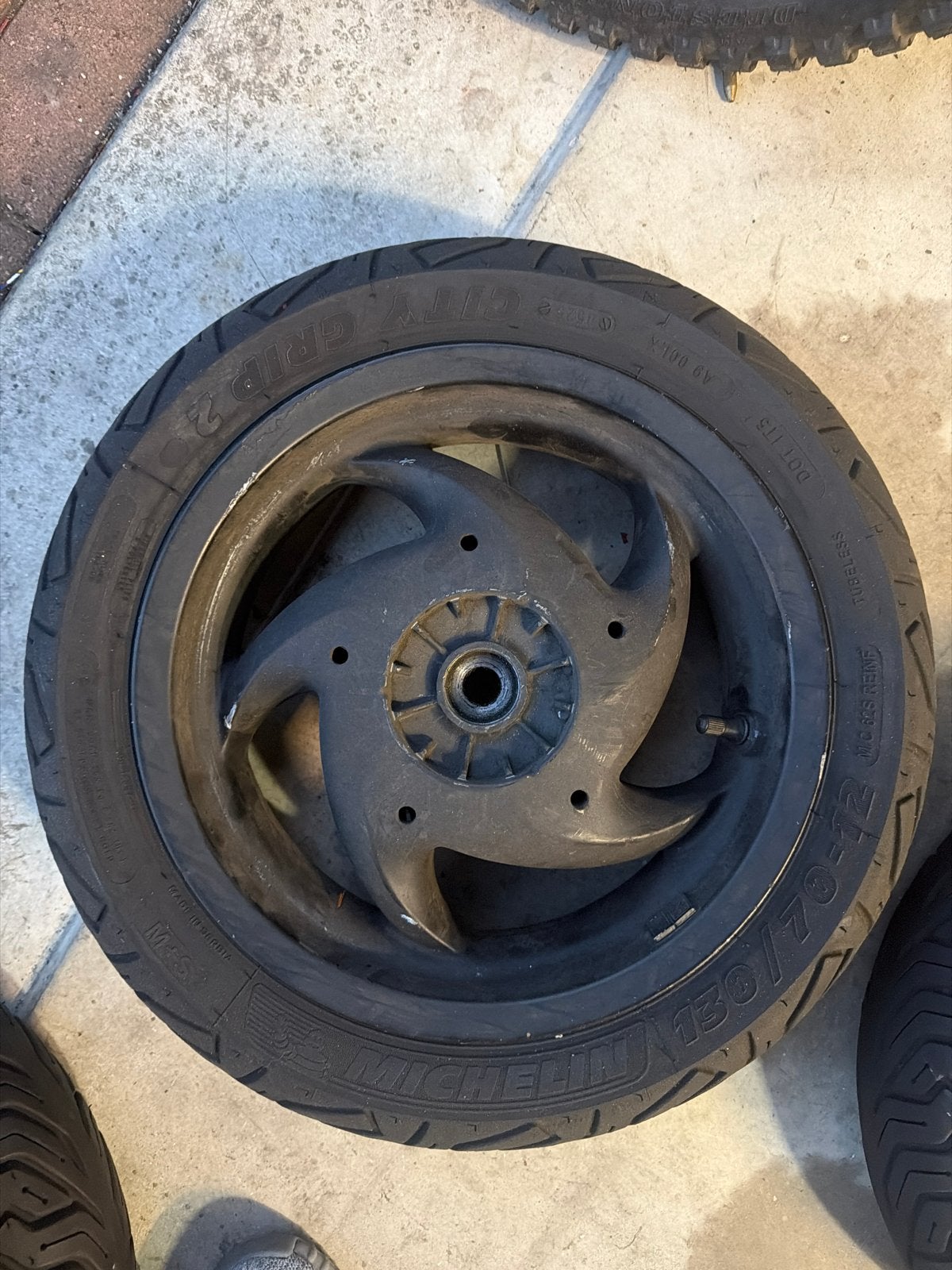 Gilera Runner SD 180cc Achtervelg met band, Ophalen, Gebruikt, Overige typen, Overige merken