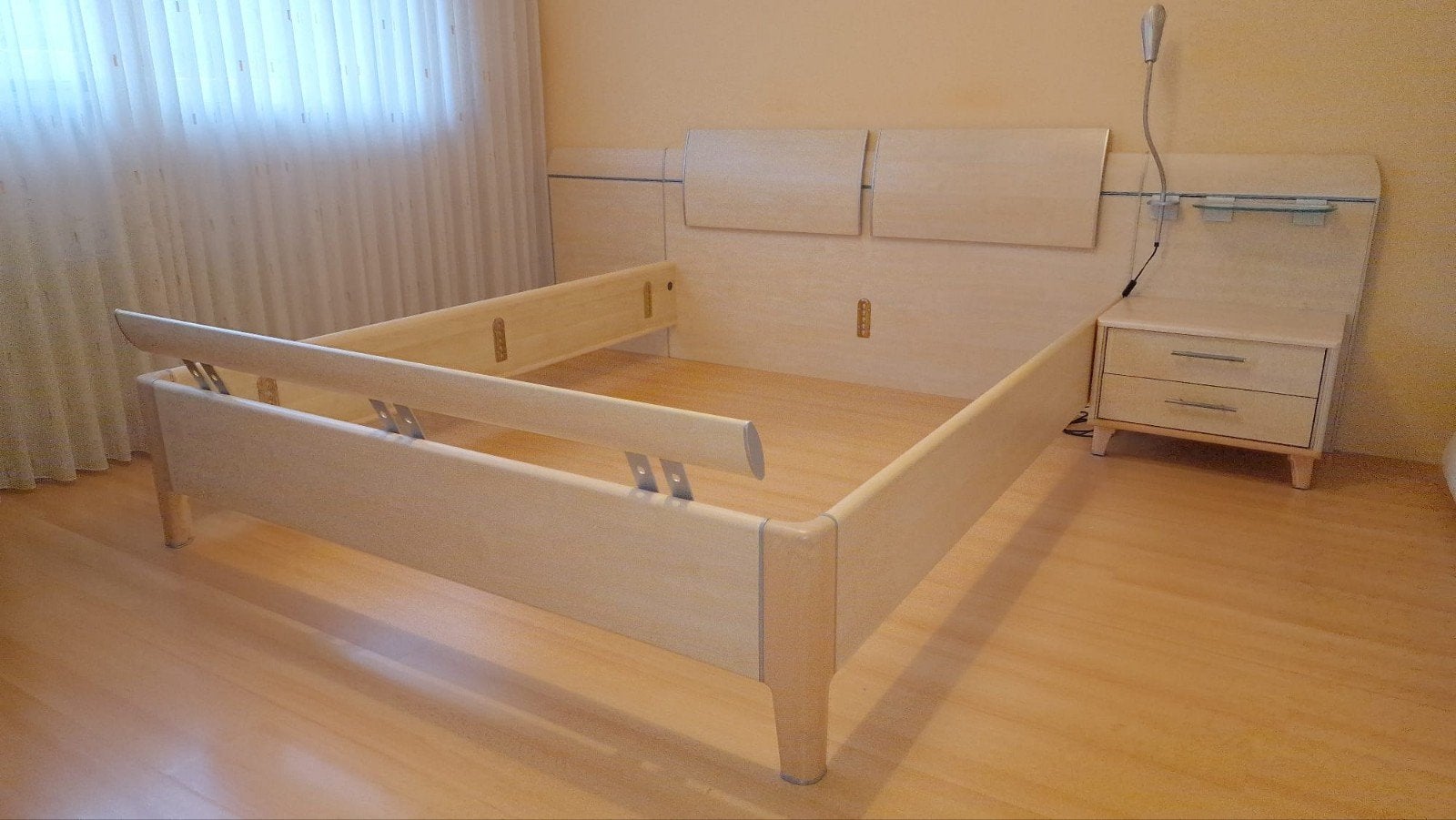 Complete Ahorn 2-persoons slaapkamer Piet Klercx, Ophalen, Gebruikt, Tweepersoons, 160 cm