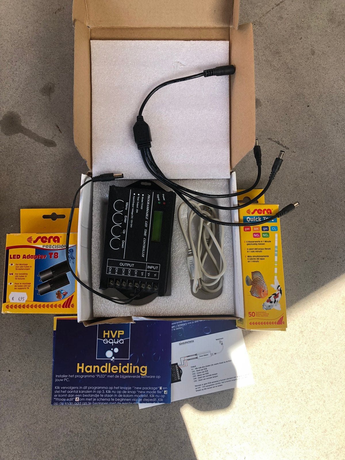 Aquarium tijd controle en accessoires, Ophalen, Leeg aquarium