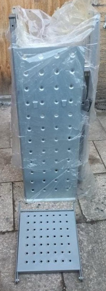Vouwladder met steigerpalen en ladderbank Nieuw, Ophalen, Nieuw, Overige typen, 5 meter of hoger