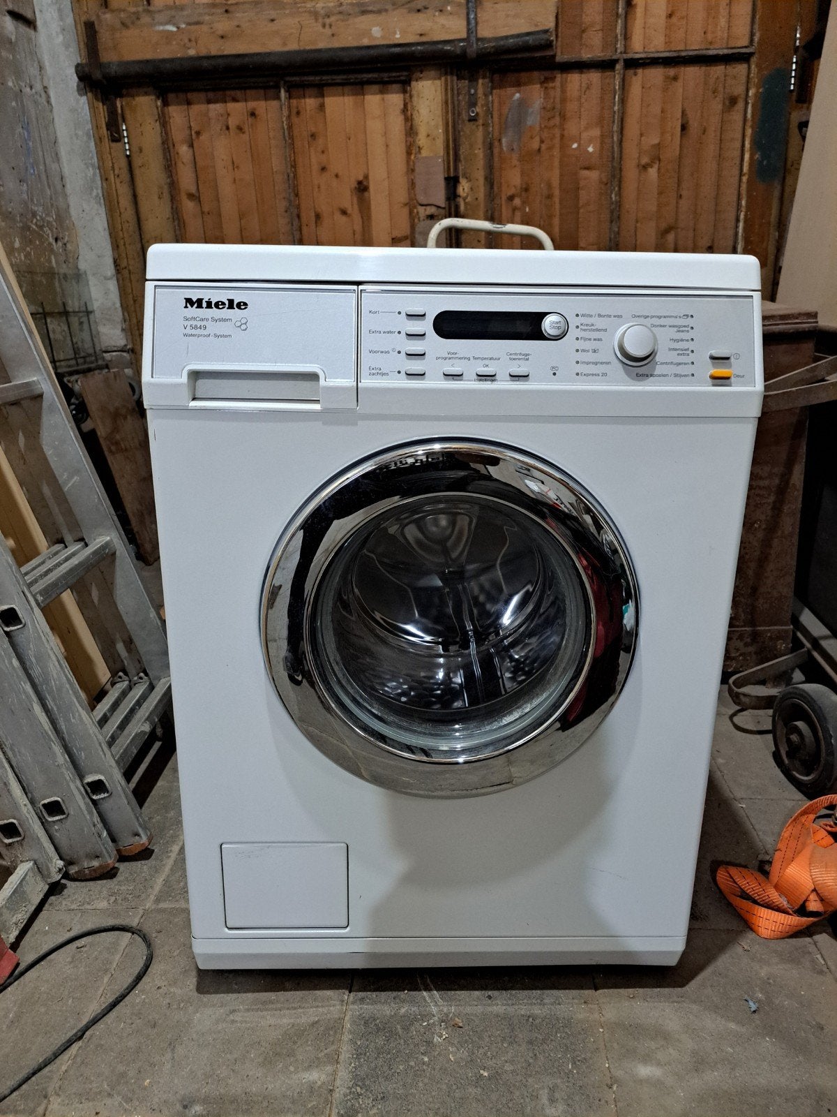 Miele Wasmachine - Premium Kwaliteit, Lange Levensduur, Witgoed en Apparatuur, Ophalen, Gebruikt, 85 tot 90 cm, 1200 tot 1600 toeren