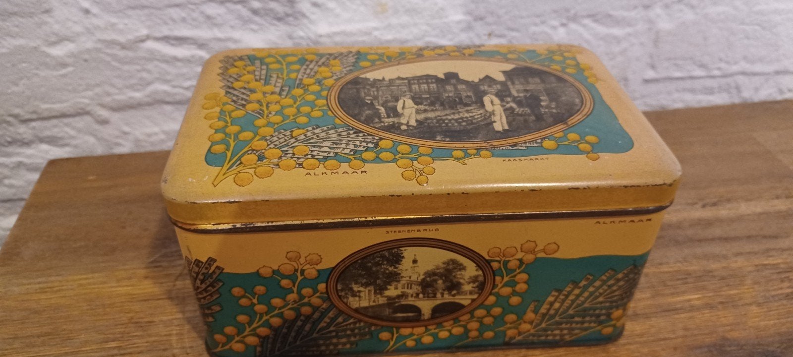 vinrage koekblik Alkmaar van BEKKERS DORDRECHT, Ophalen of Verzenden