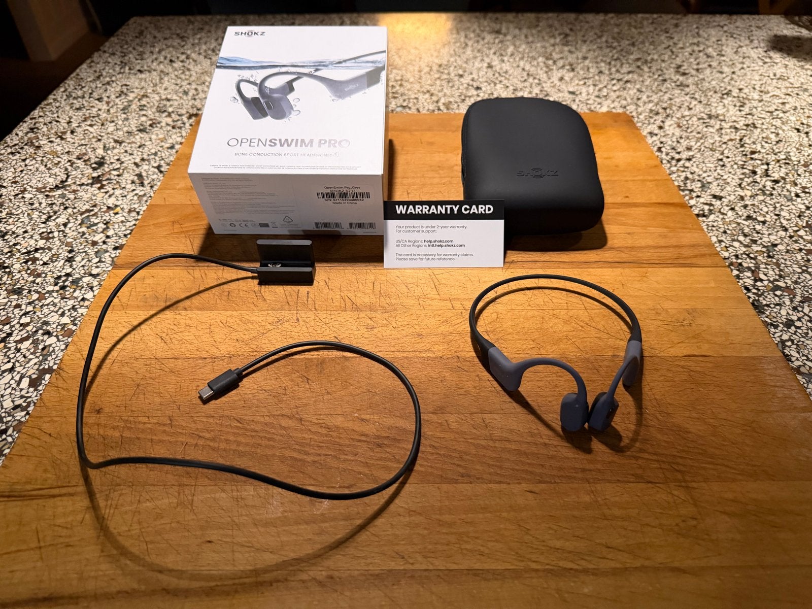 Shokz OpenSwim Pro Bone Koptelefoon + 15 maanden garantie, Audio, Tv en Foto, Bone conduction, Ophalen of Verzenden, Zo goed als nieuw