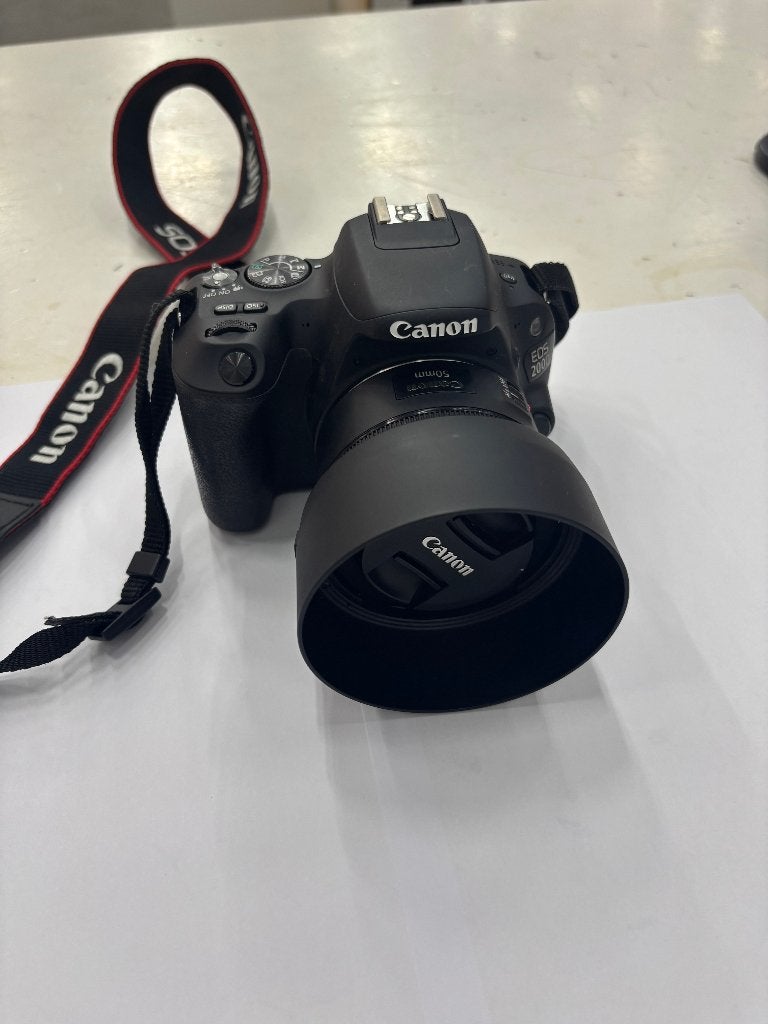Canon EOS 200D Incl 50mm lens + 18-55mm lens, Gebruikt, Spiegelreflex, Canon, Ophalen of Verzenden