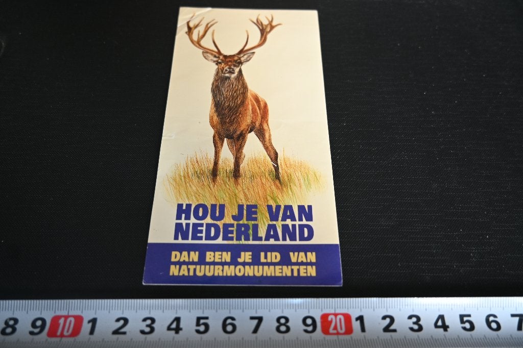 sticker Hou je van Nederland Natuurmonumenten, Verzamelen, Ophalen, Zo goed als nieuw