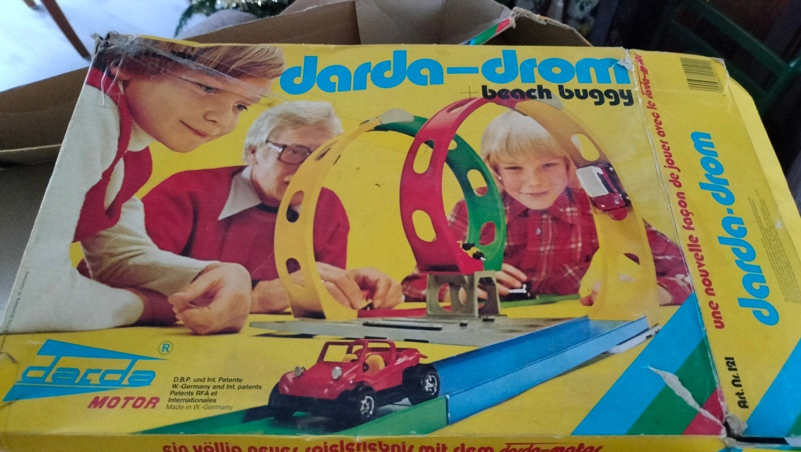 Grote verzameling Darda racebaan onderdelen en auto's, Ophalen, Zo goed als nieuw, Opwindmechanisme, Racebaan