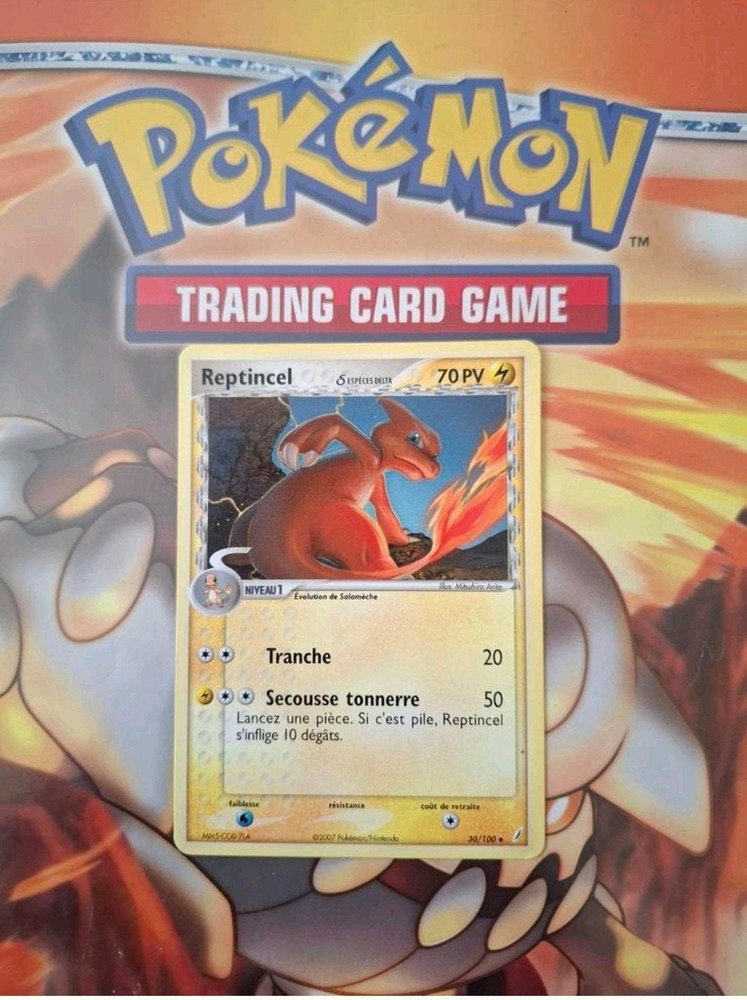 Charmeleon 30/100 Ex Crystal Guardians pokemon kaart Frans, Ophalen of Verzenden, Gebruikt, Losse kaart
