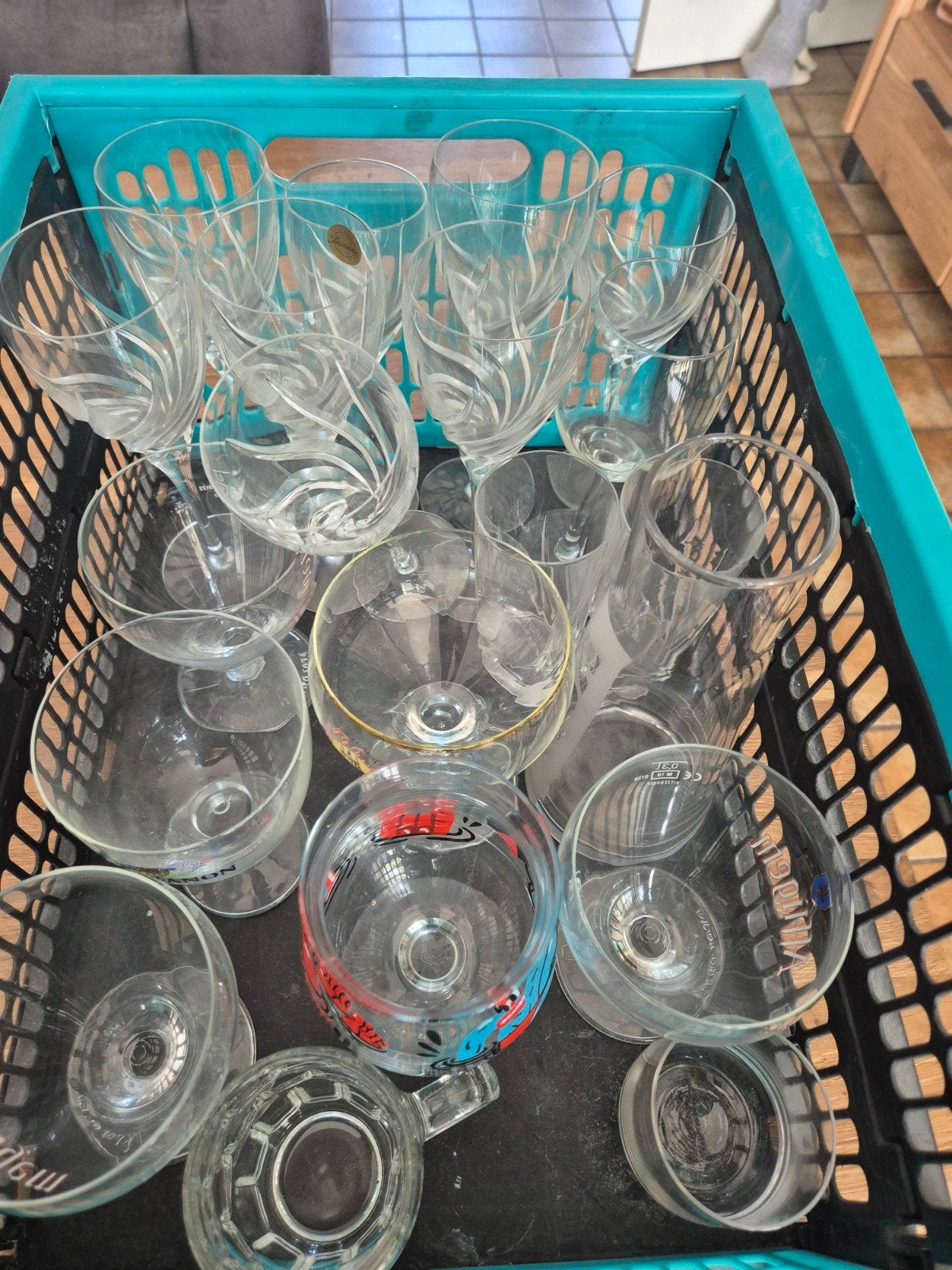 glazen., Verzamelen, Glas en Borrelglaasjes, Ophalen, Zo goed als nieuw, Overige typen
