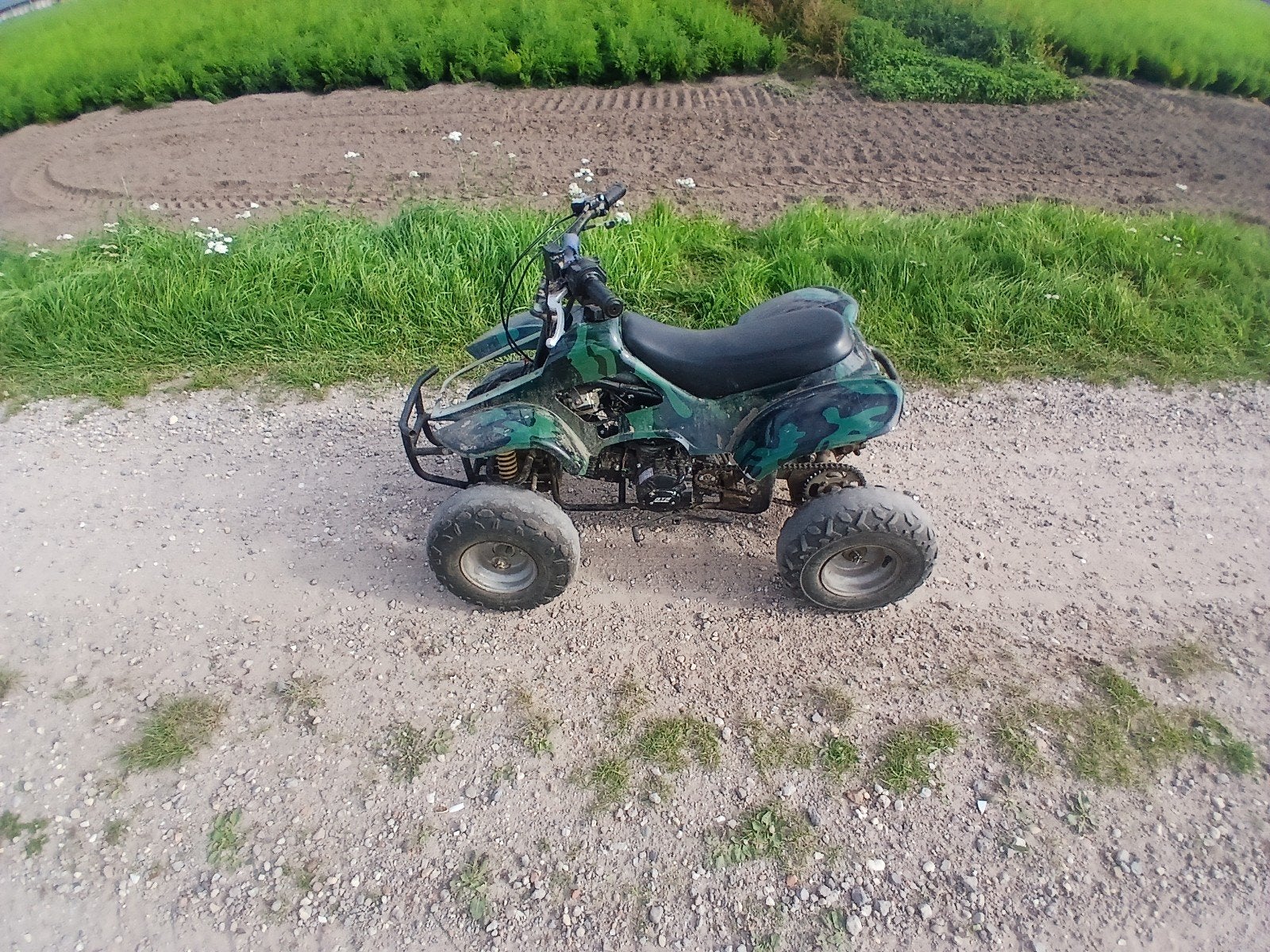 110cc quad, Ophalen, Gebruikt