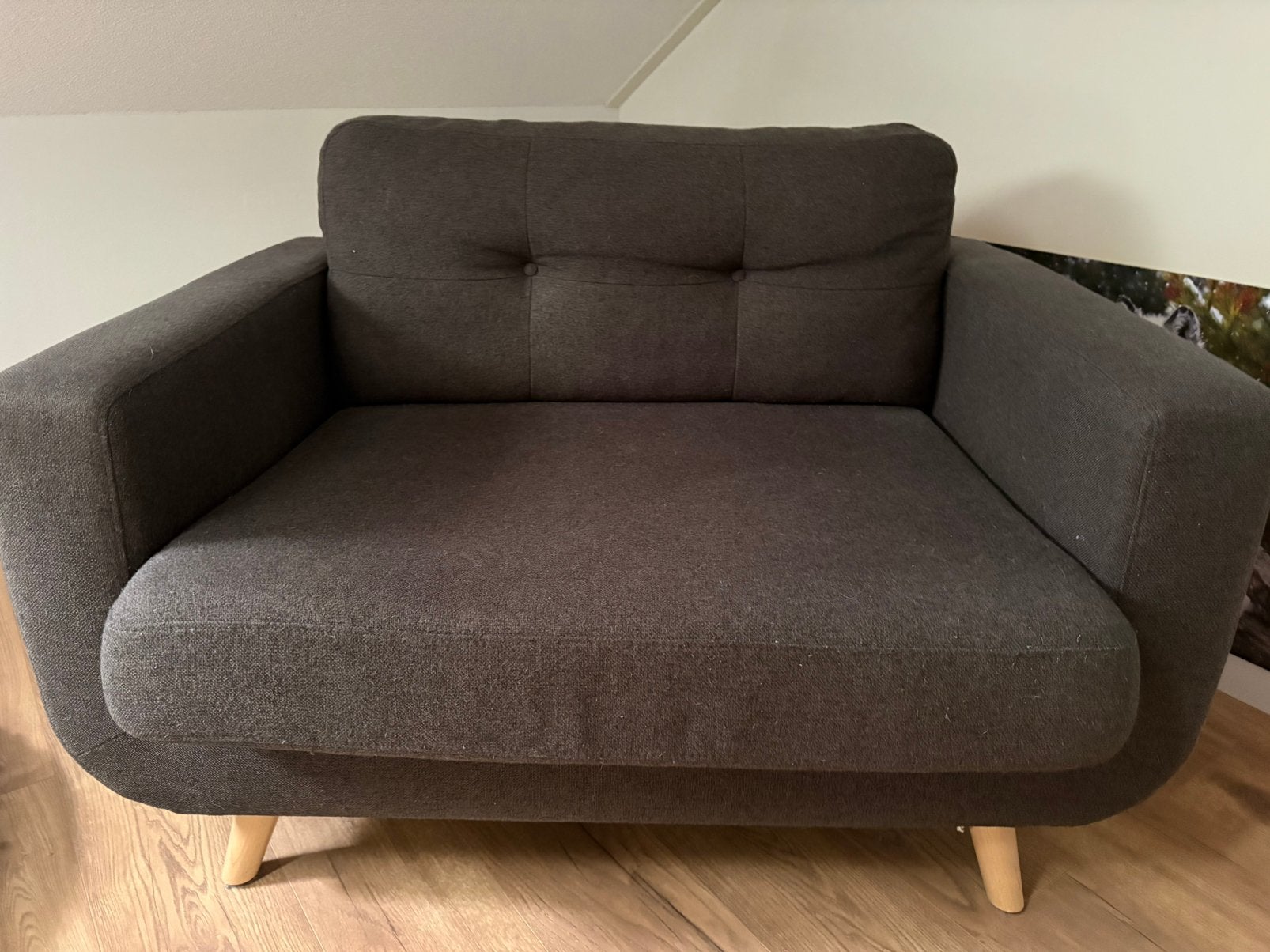 Loveseat, Ophalen, Tweepersoons, 75 tot 100 cm, Zo goed als nieuw