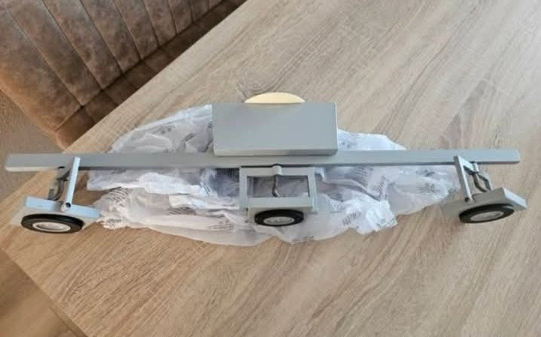 Philips Ledino spotbalk grijs 3-lichts, Ophalen of Verzenden, Zo goed als nieuw, LED, Philips