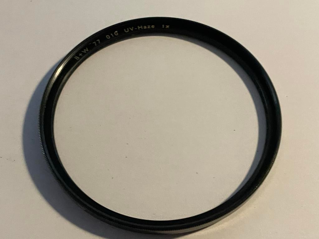 B+W 77mm 010 UV-Haze 1x filter, Audio, Tv en Foto, Fotografie | Filters, B&W, UV-filter, Ophalen of Verzenden, Zo goed als nieuw