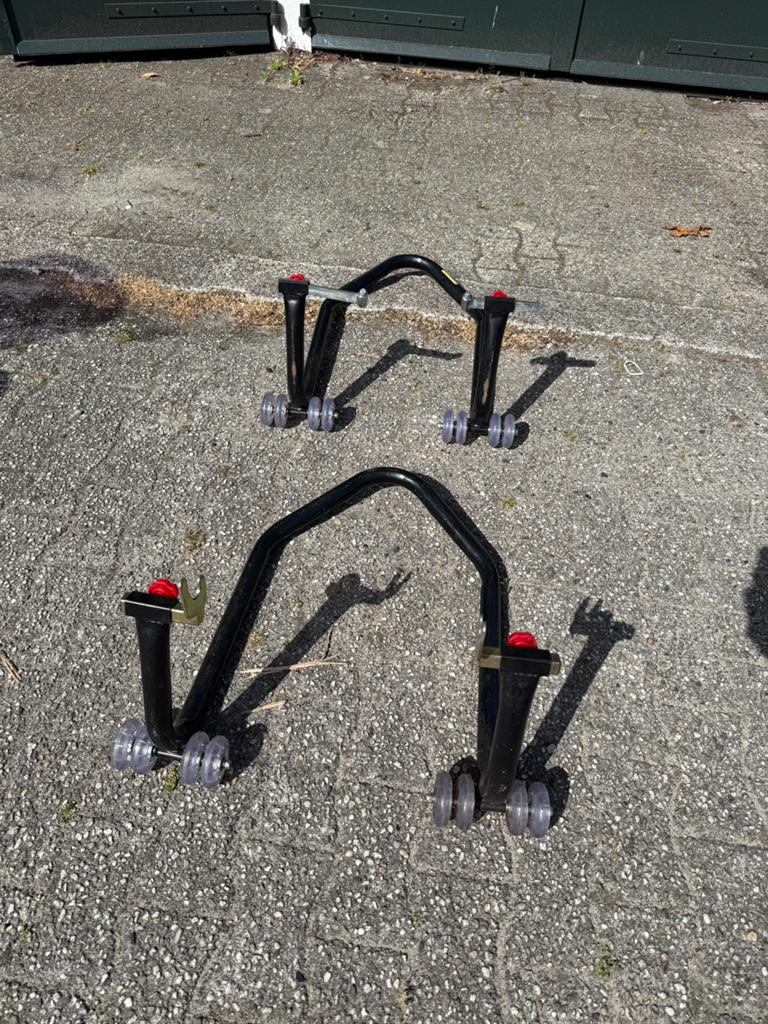 Set paddockstands, Motoren, Ophalen, Gebruikt