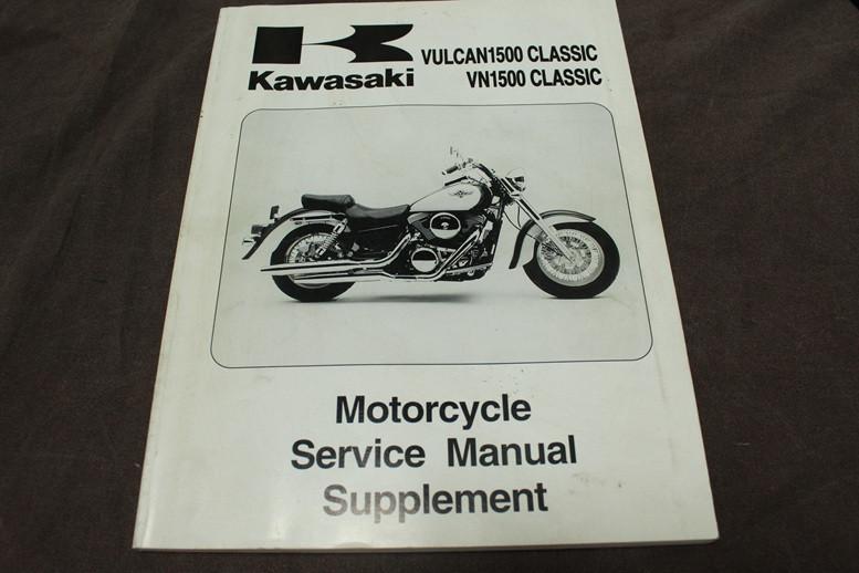 Kawasaki Vulcan 1500 classic 1998 service manual supplement, Ophalen of Verzenden, Kawasaki