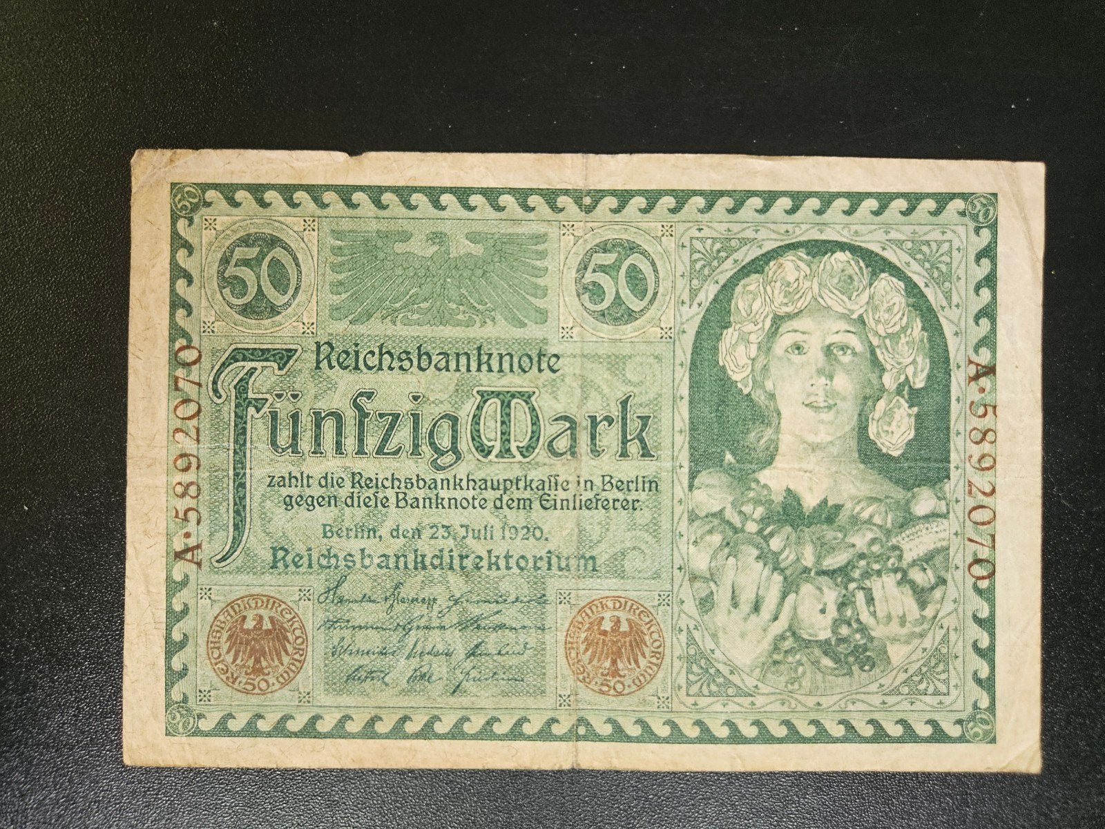 Duitsland pick 68 1920, Postzegels en Munten, Bankbiljetten | Europa | Niet-Eurobiljetten, Ophalen of Verzenden, Duitsland, Los biljet