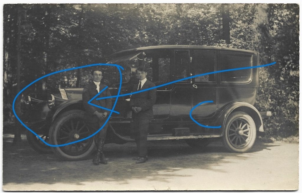 Pierce Arrow auto amerikaan oldtimer fotokaart voiture, Verzenden, 1920 tot 1940, Ongelopen, Voertuig