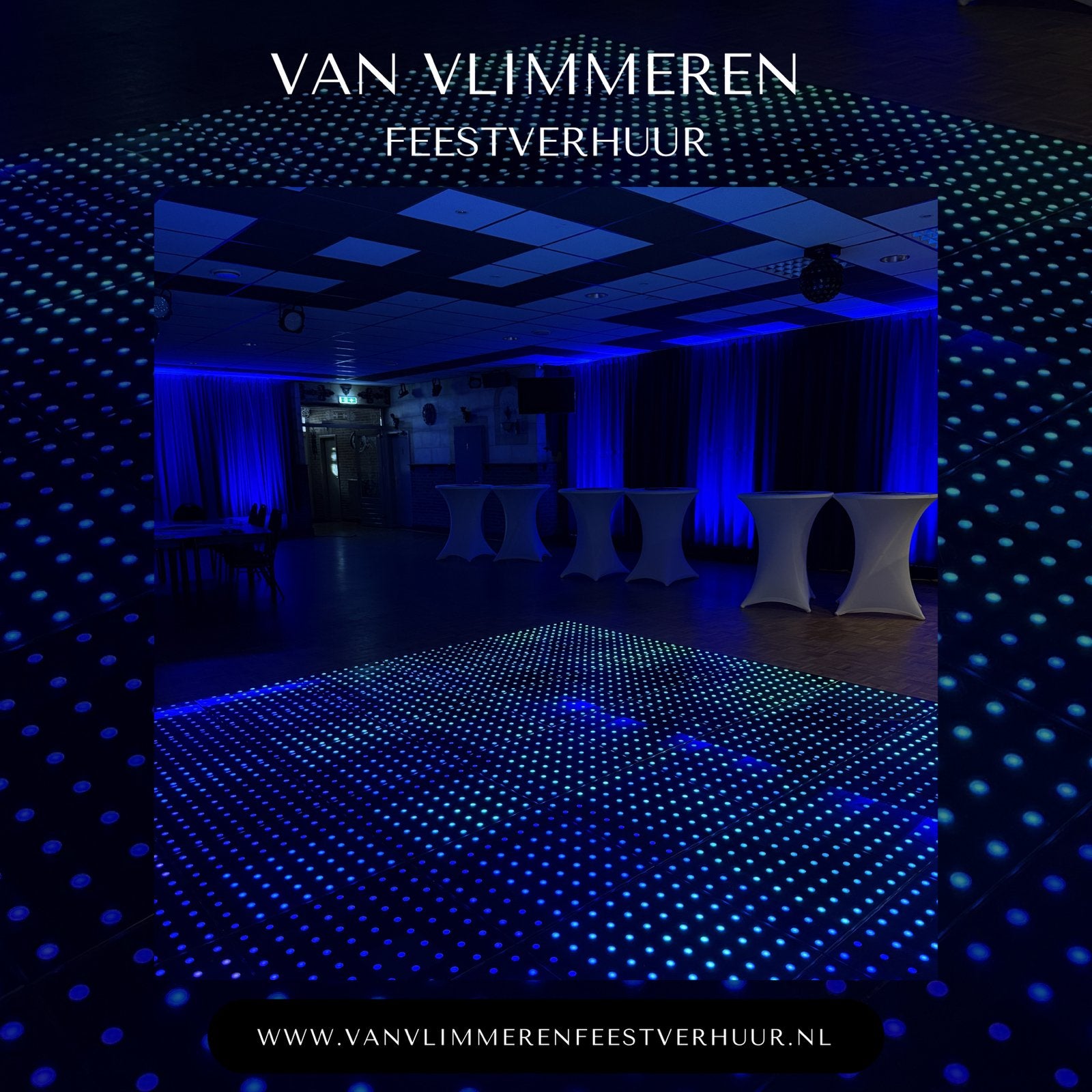 LED-Dansvloer te huur, Ophalen, Zo goed als nieuw, Verjaardag