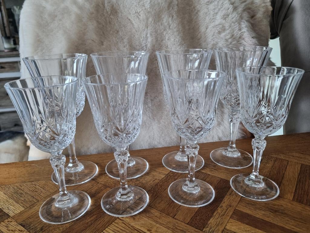 Cristallen glazen D'Arques - Durand, Ophalen of Verzenden