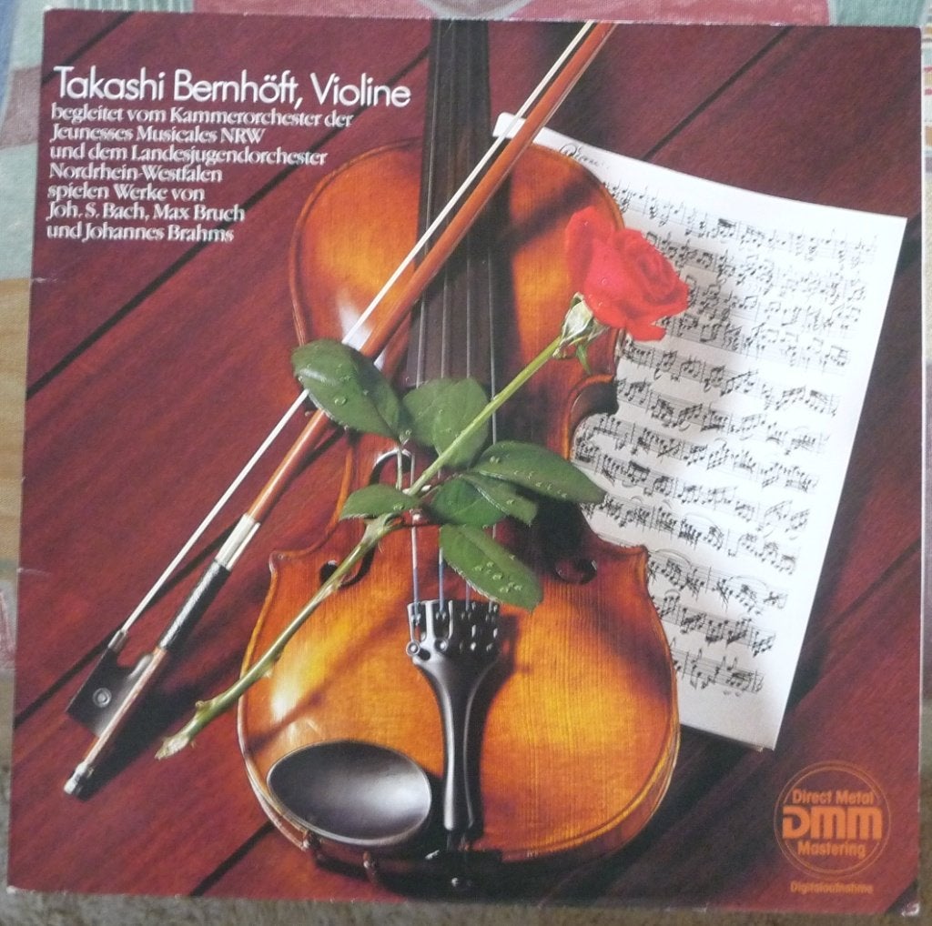 Takashi  Bernhoft  - Bach, Brahms, Bruch, Cd's en Dvd's, Ophalen of Verzenden, Kamermuziek, Gebruikt, 12 inch