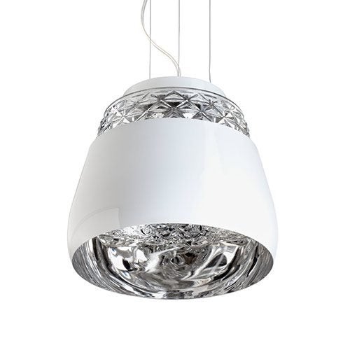 Moooi Valentine Hanglamp Glas/Wit Metaal, Niet ingevuld, Zo goed als nieuw, Niet ingevuld, Niet ingevuld