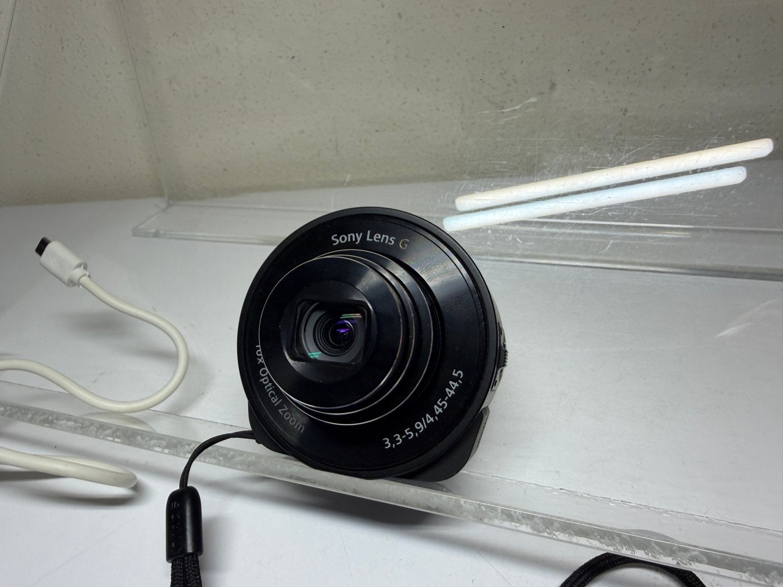 Sony Cyber-shot DSC-QX10 Lenscamera met 10x optische zoom, Gebruikt, Ophalen of Verzenden, Compactcamera, WiFi