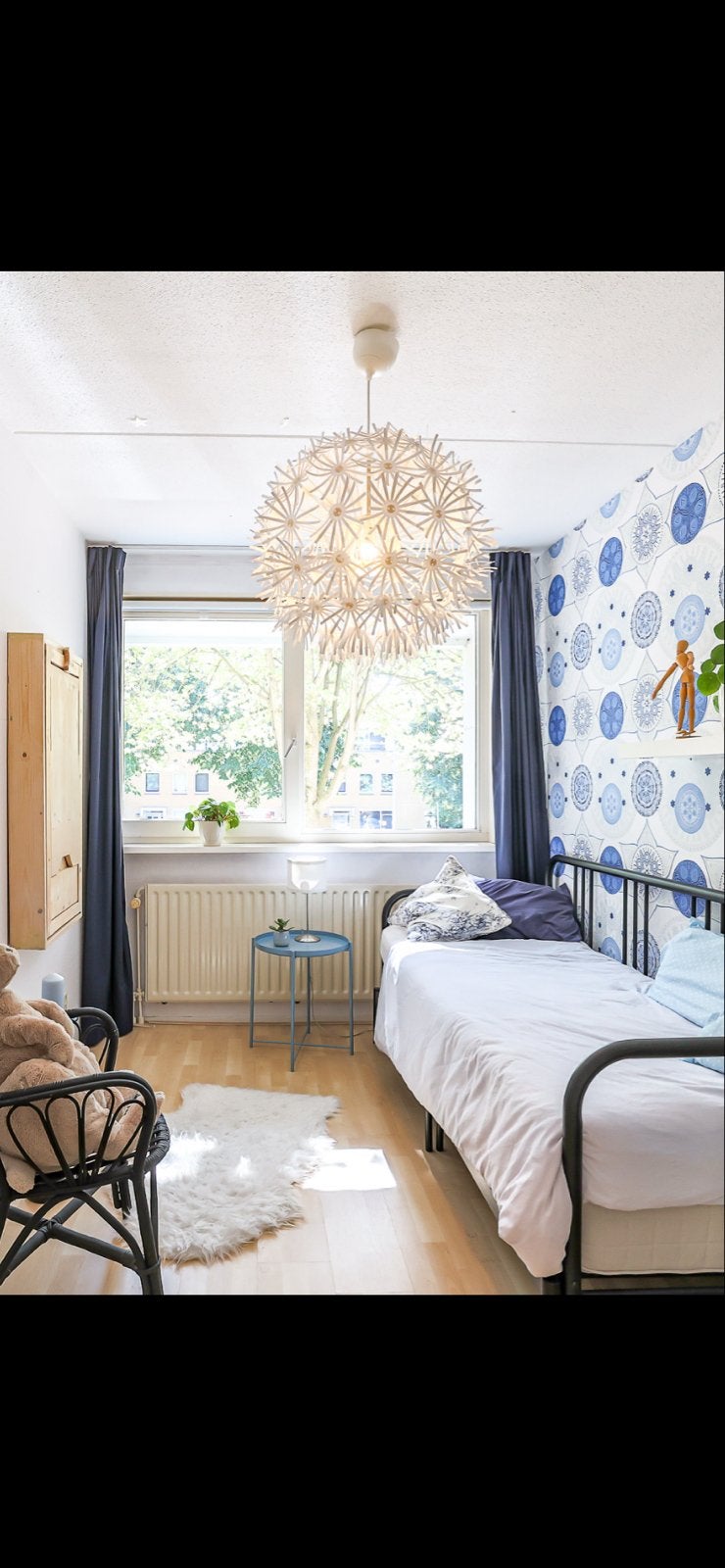 IKEA Bloemenlamp (klein), Huis en Inrichting, Ophalen, Gebruikt, Kunststof, E27 (groot)