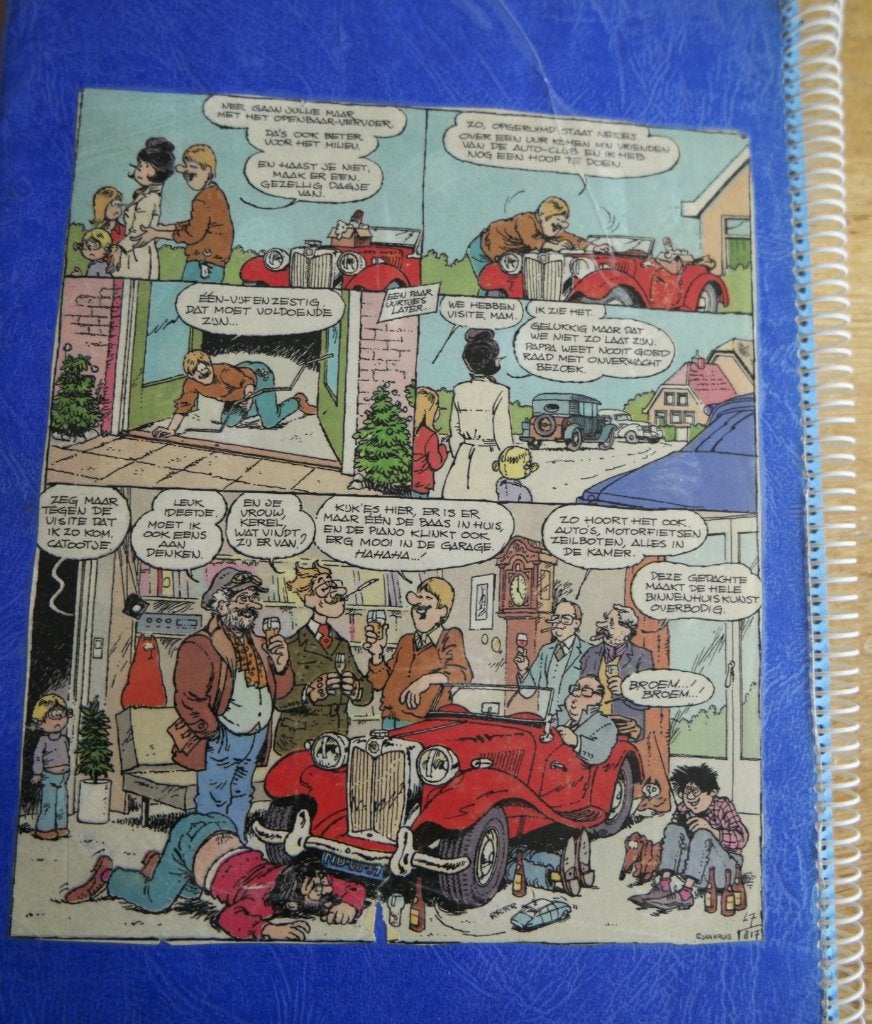 Jan Jans en de kinderen 4 x plakboek, uit  weekblad Libelle, Meerdere stripboeken, Ophalen of Verzenden, Gelezen, Jan kruis