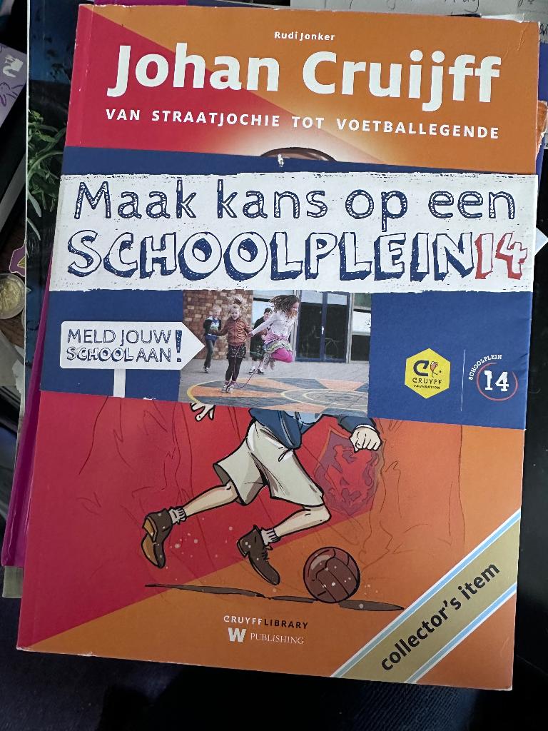 Johan Cruijff stripboek Nieuw met omslag € 8,-, Eén stripboek, Ophalen of Verzenden, Nieuw, Rudi Jonker
