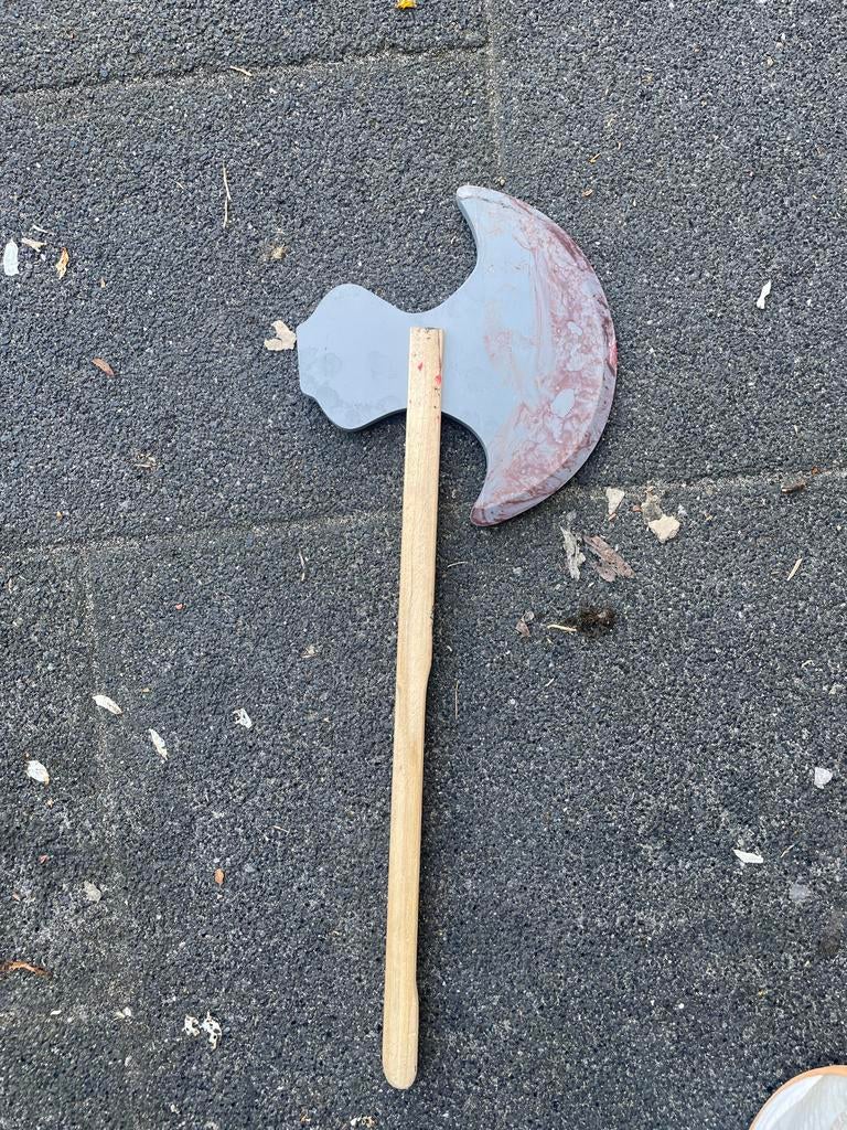 Ridderbijl - Perfect voor carnaval of toneelstukken, Ophalen of Verzenden, Gebruikt, Toneelattributen of Onderdelen
