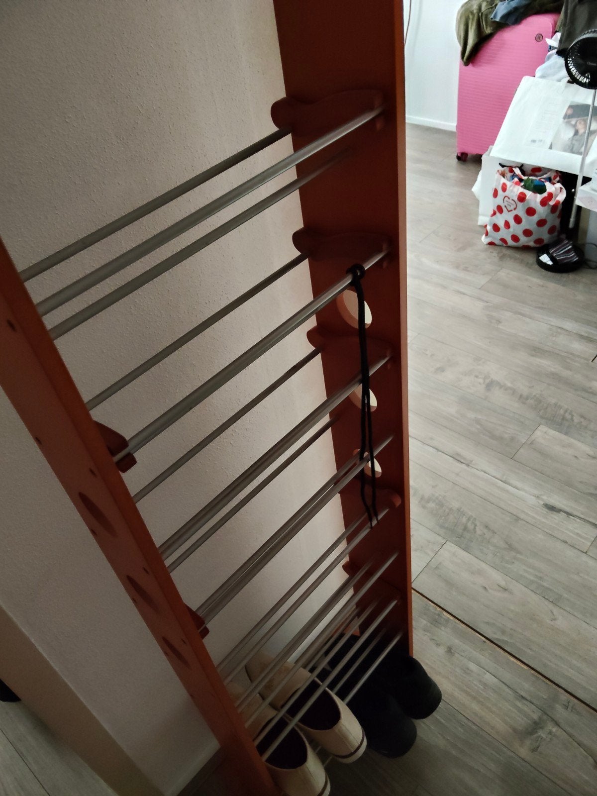 Houten Schoenenrek, Ophalen, Gebruikt
