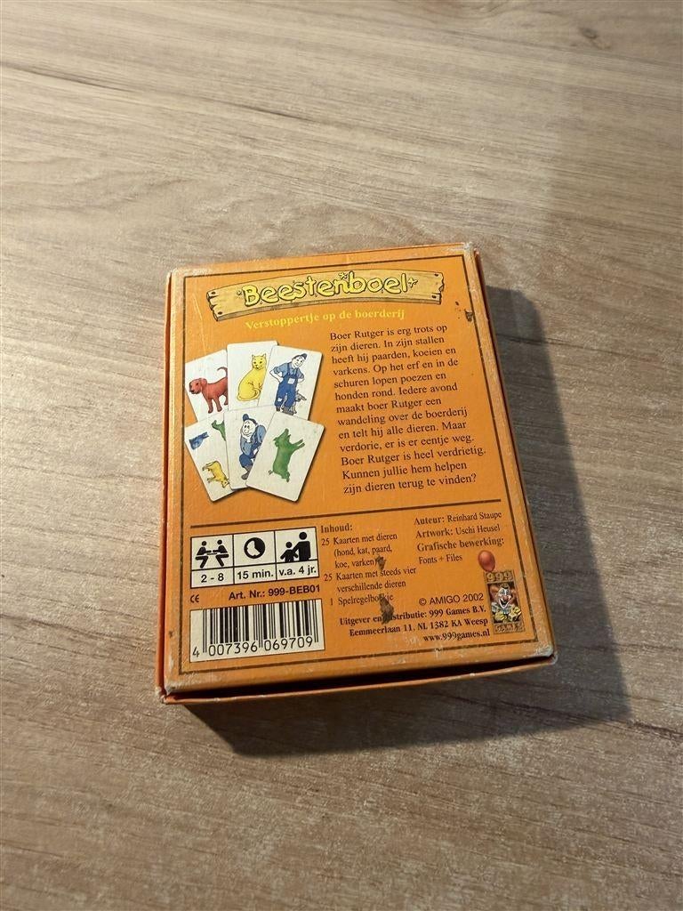beestenboel - 999 games - s6425, Hobby en Vrije tijd, Gezelschapsspellen | Bordspellen, Verzenden, Zo goed als nieuw