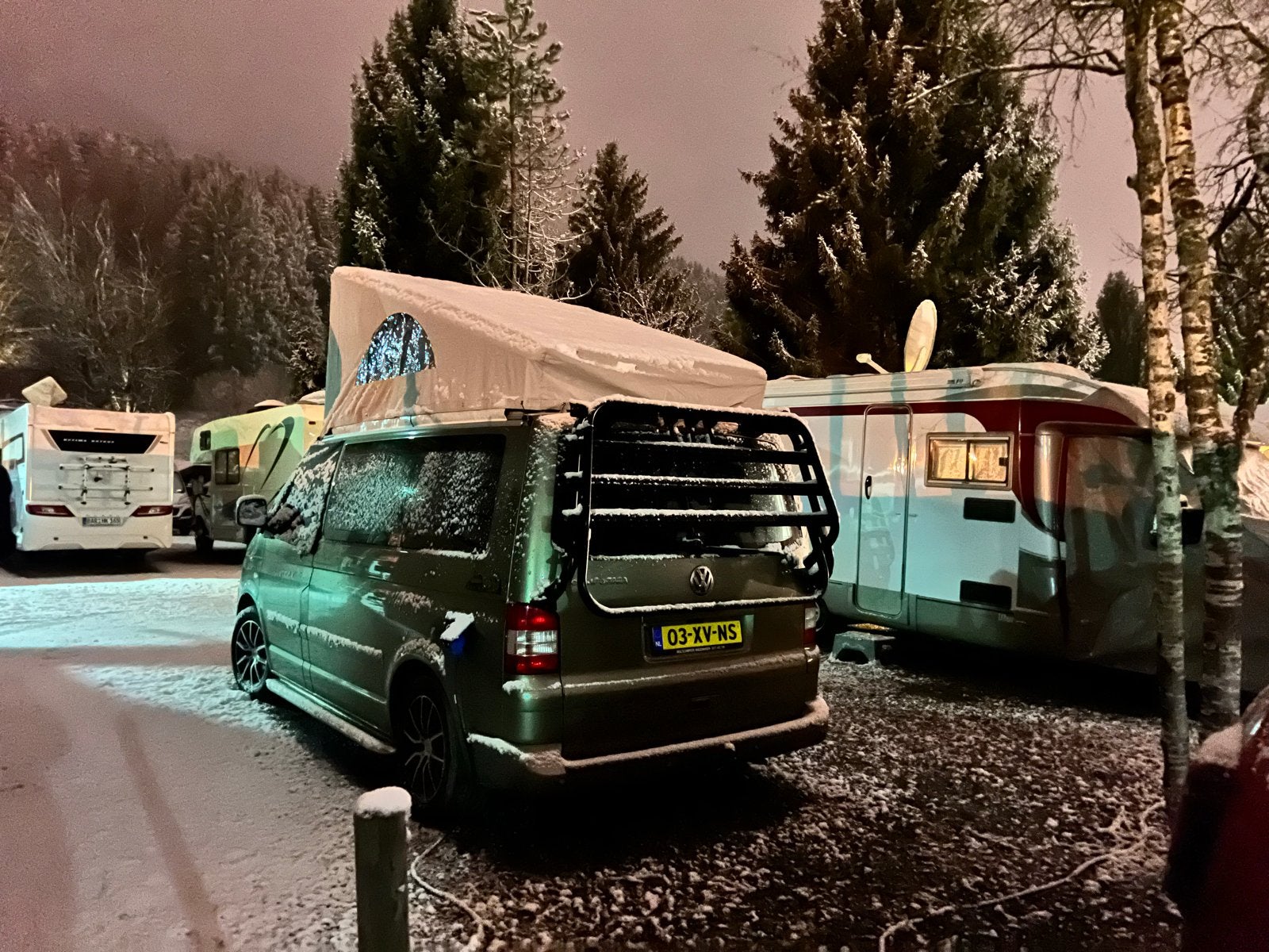 Hoes (muts) hefdak Volkswagen California, Ophalen, Gebruikt