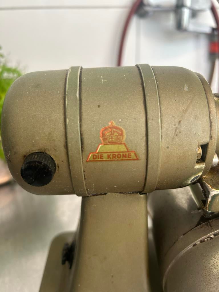 Die Krone elektrische koffiemolen - Werkend, Ophalen, Gebruikt, Overige modellen, Koffiebonen