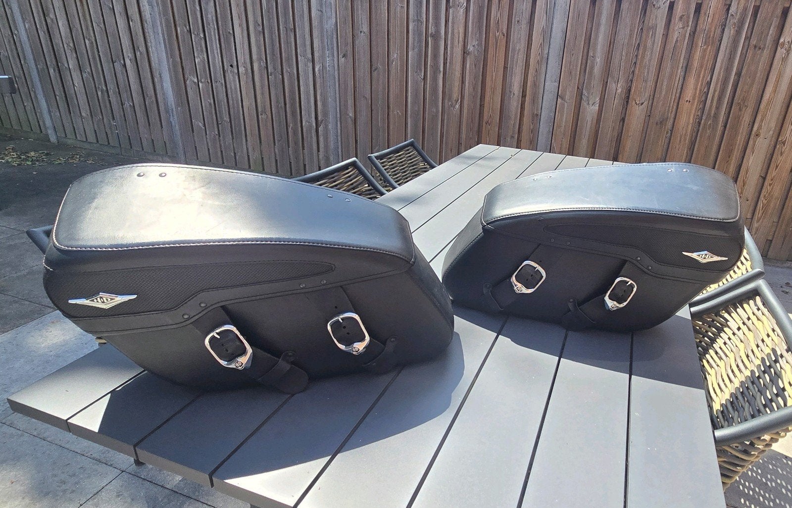 Harley Road King Classic koffers, Ophalen