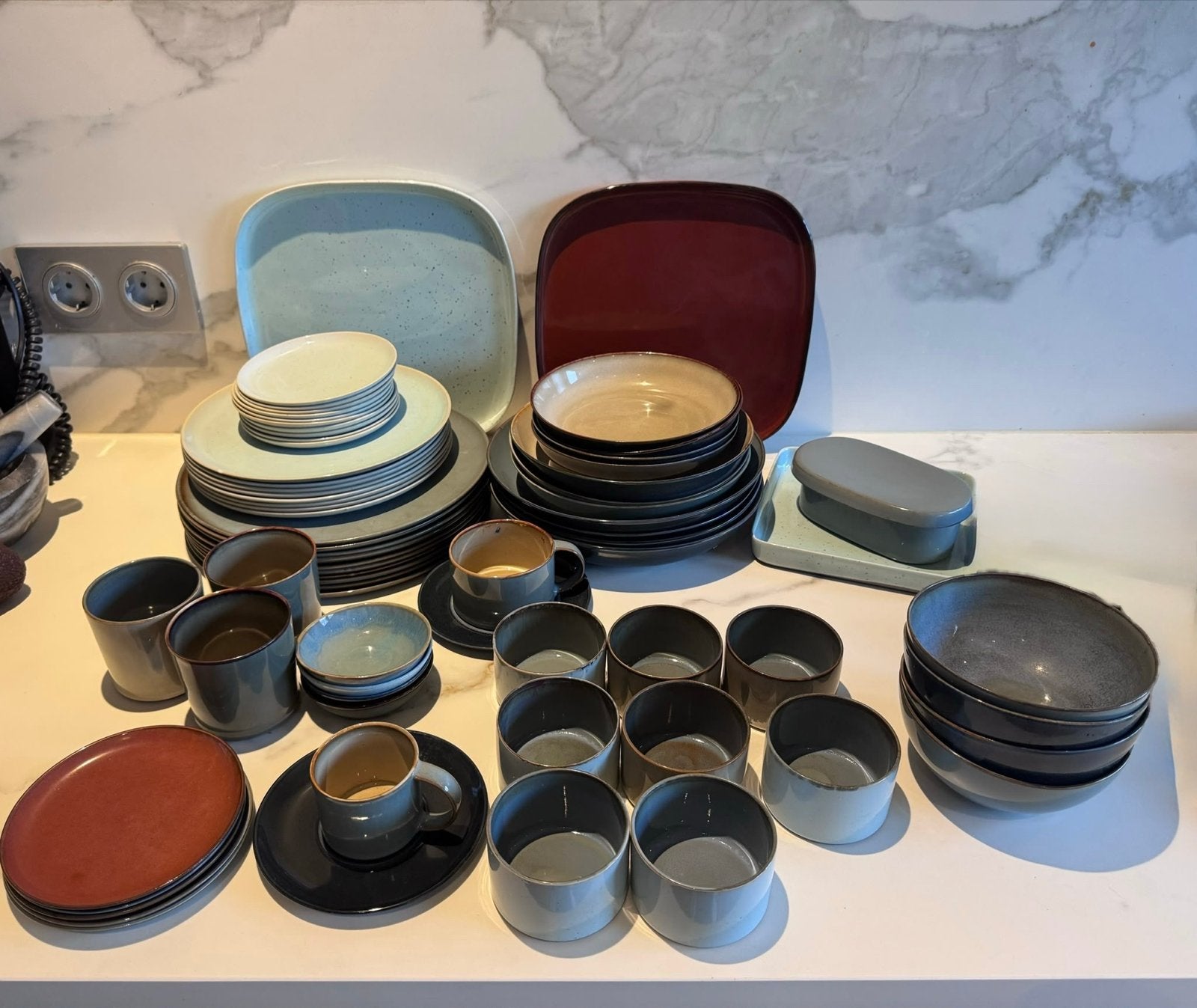 Serax Anita Legerelle servies - Grote set, Huis en Inrichting, Ophalen, Overige merken, Keramiek, Zo goed als nieuw