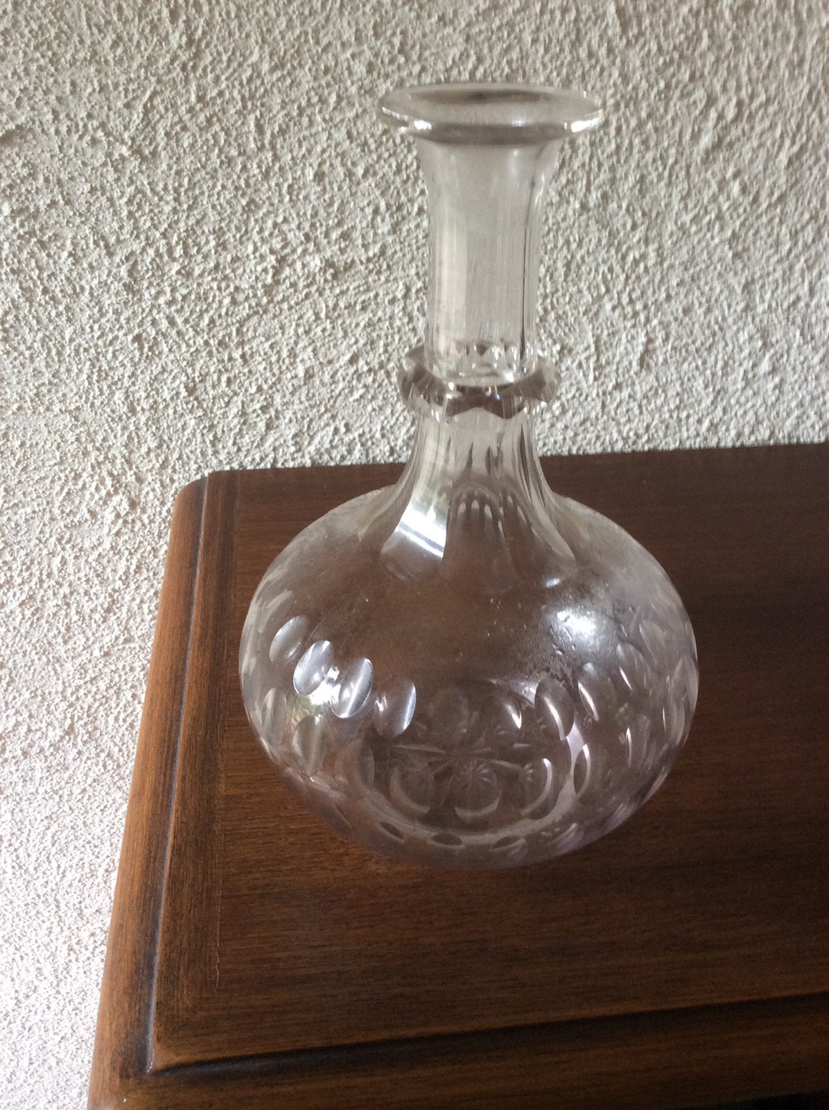 Antieke glazen karaf, Ophalen of Verzenden