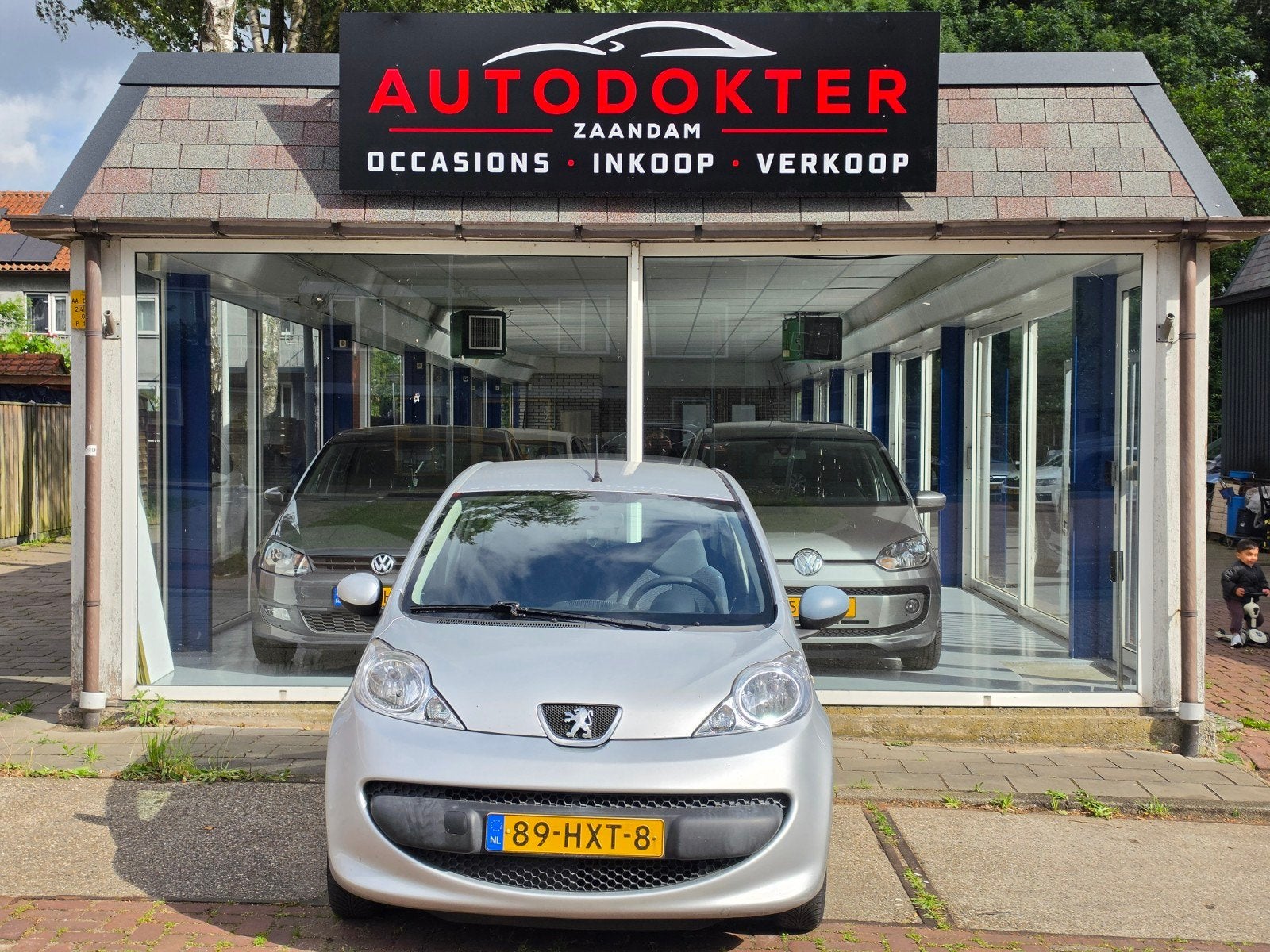 Peugeot 107 1.0 12V 3DR 2009 Grijs, Auto's, Voorwielaandrijving, 4 stoelen, 68 pk, Origineel Nederlands