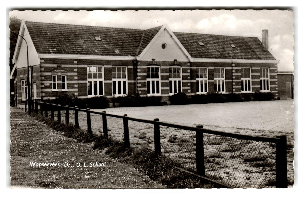 Wapserveen, O. L. School, Verzamelen, Ansichtkaarten | Nederland, Verzenden, 1960 tot 1980, Ongelopen, Drenthe