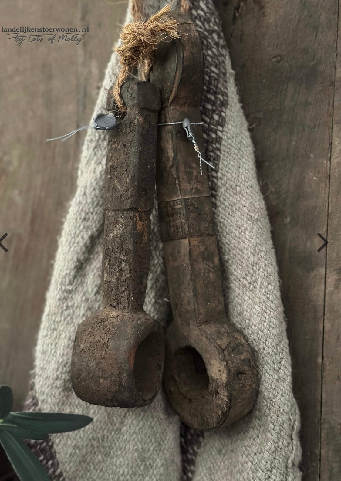 Set oud houten sleutels Hoffz, Ophalen of Verzenden, Hout, Landelijk