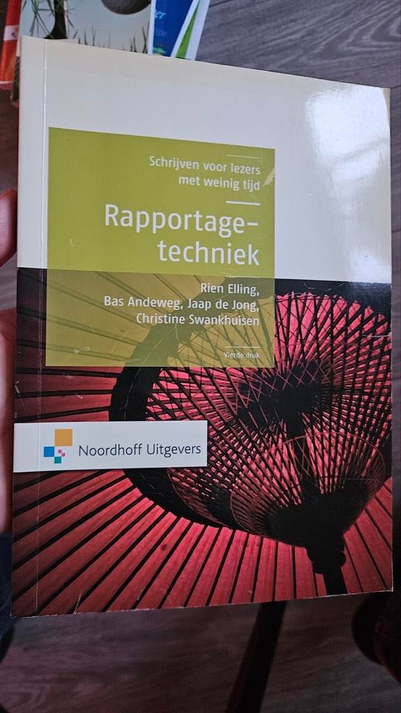 Rapportagetechniek - Schrijven voor lezers, Boeken, Studieboeken en Cursussen, Ophalen of Verzenden