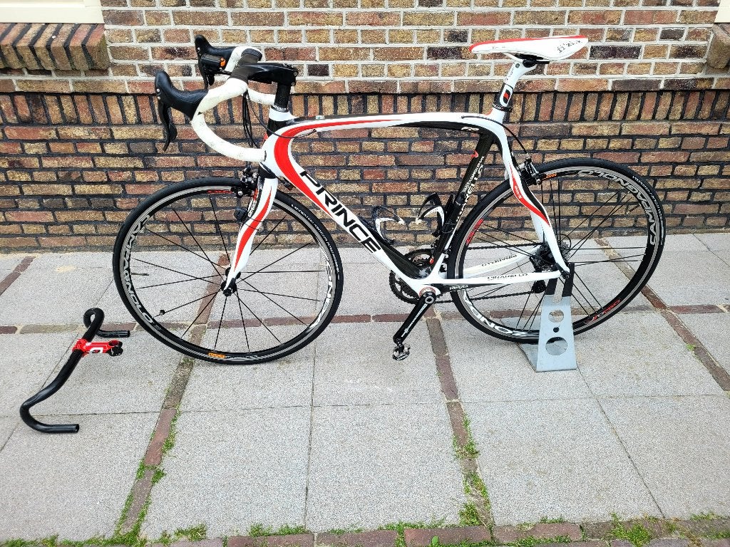 Full Carbon Racefiets Pinarello Prince maat 60, 28 inch, Gebruikt, Carbon, 57 tot 61 cm