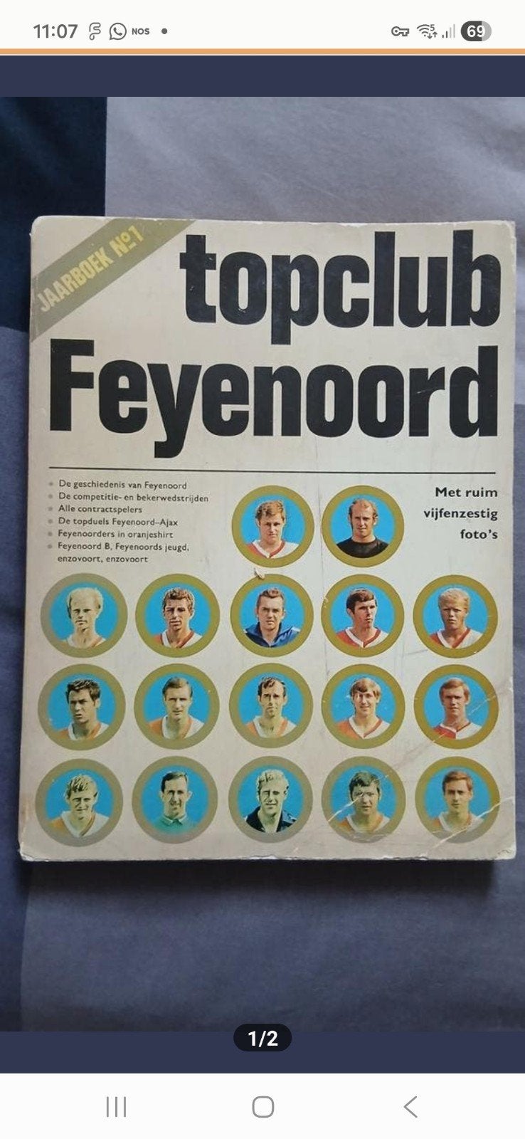 Topclub Feyenoord Jaarboek #1 - Historisch Voetbalboek, Ophalen of Verzenden, Gelezen, Onbekend, Balsport