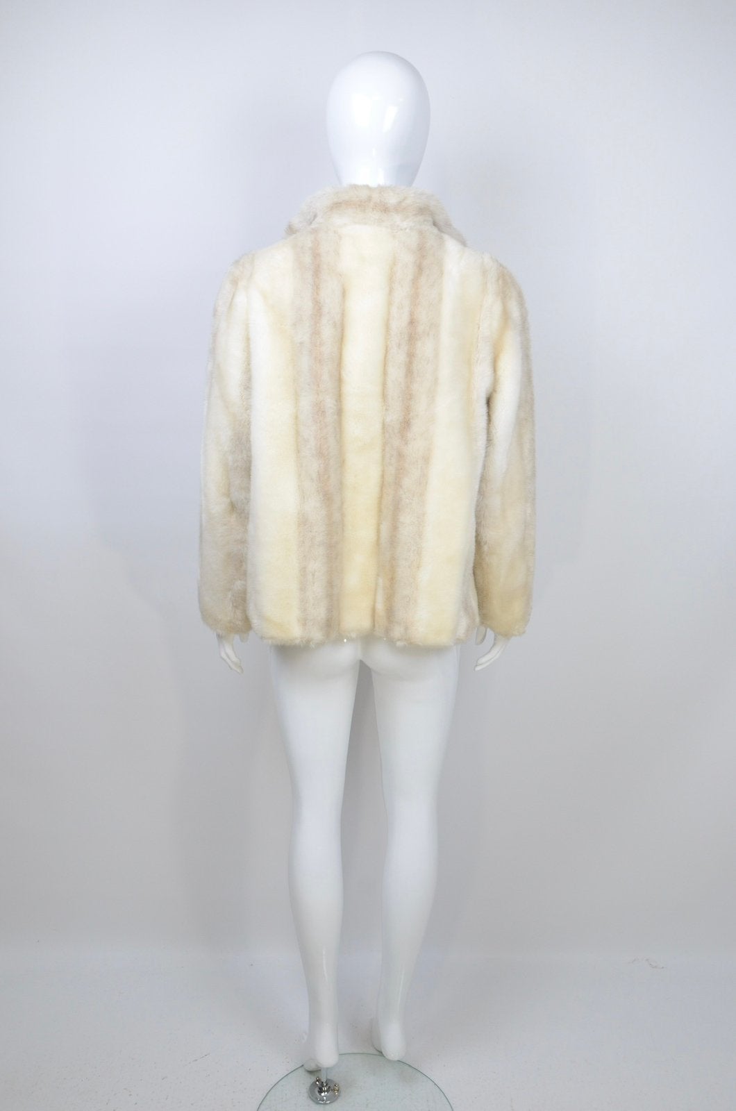 Faux fur jas, Ophalen of Verzenden, Zo goed als nieuw, Beige
