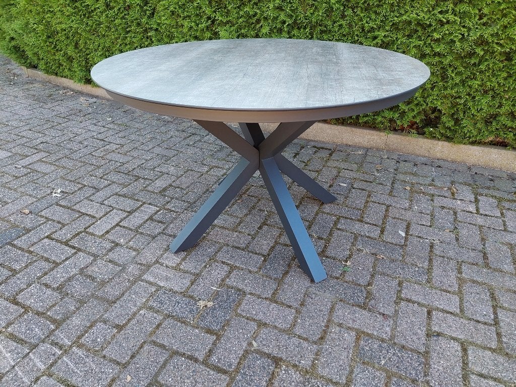 Donna Tafel Taupe Ø120cm, Ophalen, Nieuw, Rond, Aluminium
