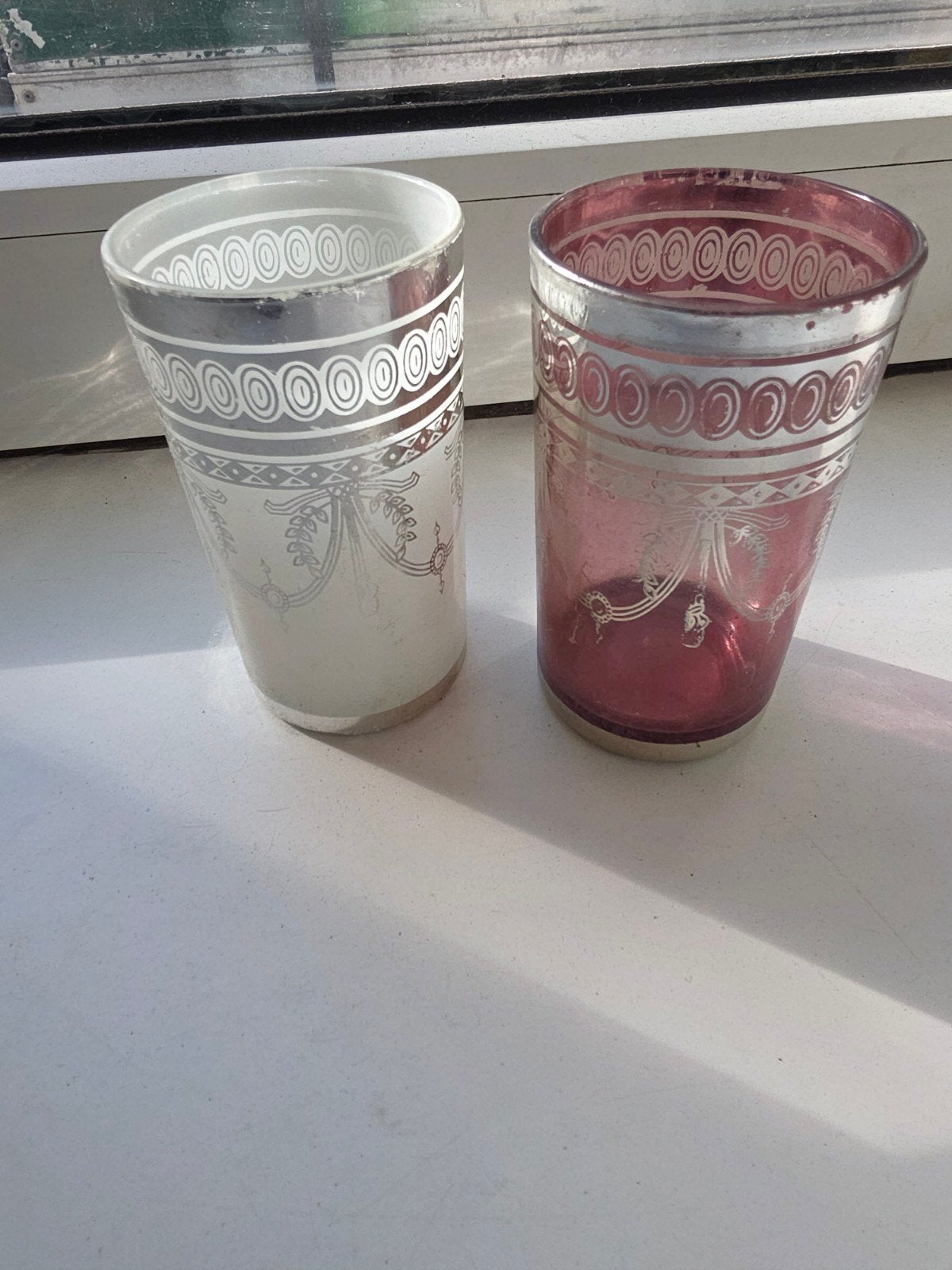 2 Arabische thee glaasjes, Ophalen, Zo goed als nieuw, Overige typen